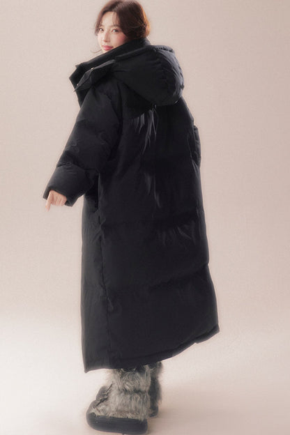 Long 90 White Goose Down Coat