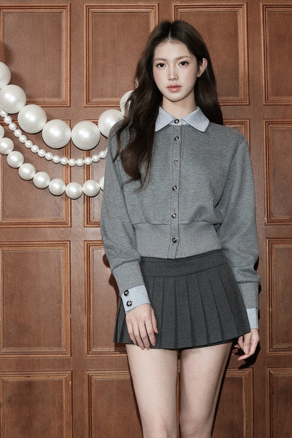 Short Pleated Skirt