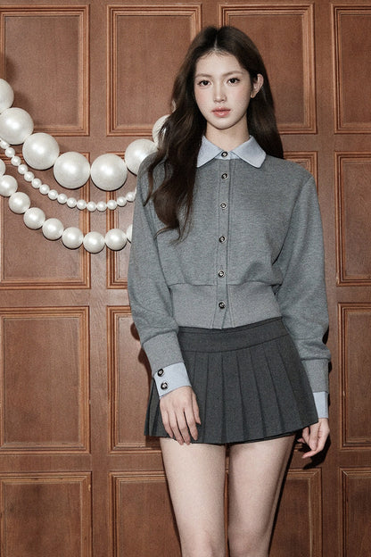 Short Pleated Skirt