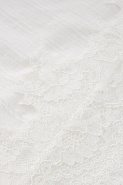 Eyelash Lace Shirt Dress