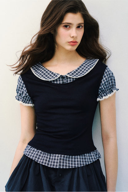 Tencel Wool Two-Piece Blouse