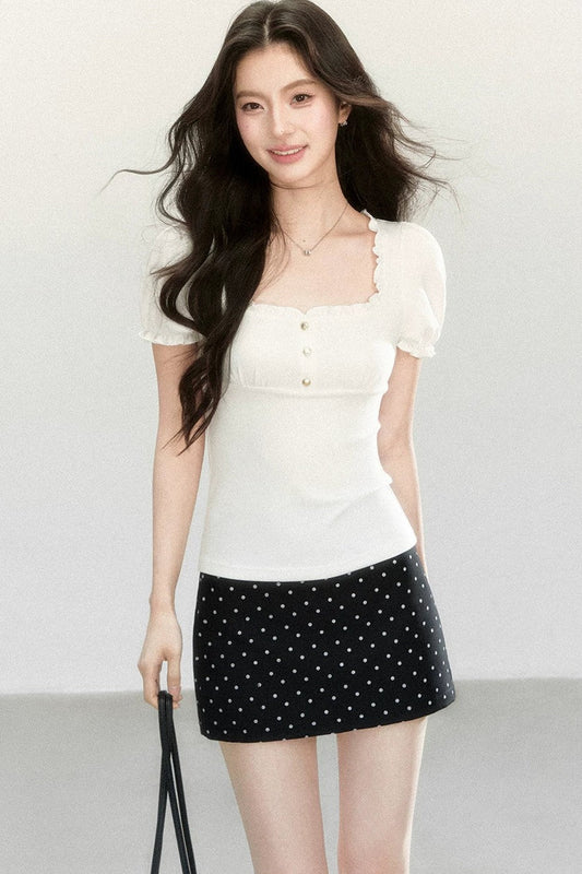 Korean Minimalist Knit Top
