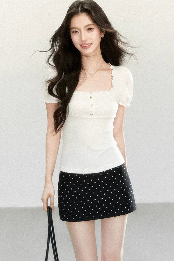 Korean Minimalist Knit Top