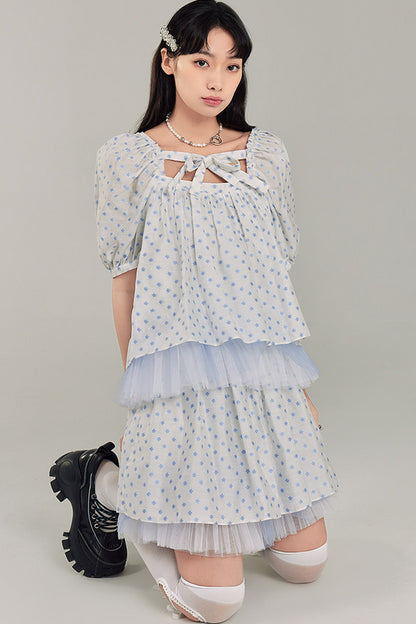 Floral Top and Skirt Set-Up