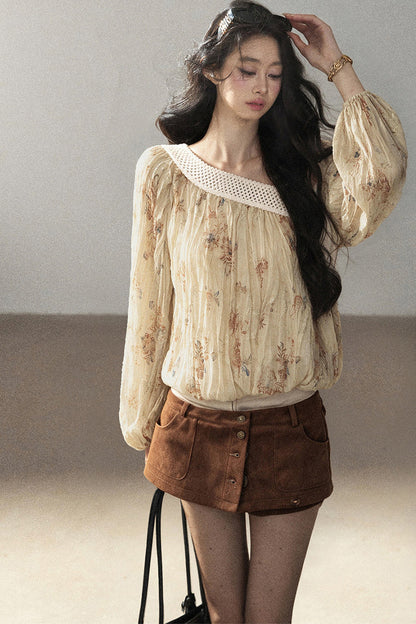 Forest Of Oaks Layered-Look Skirt
