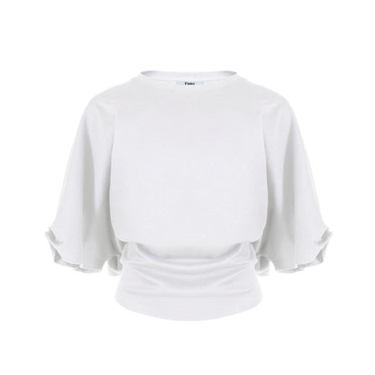 Camiseta de algodón calado Fano