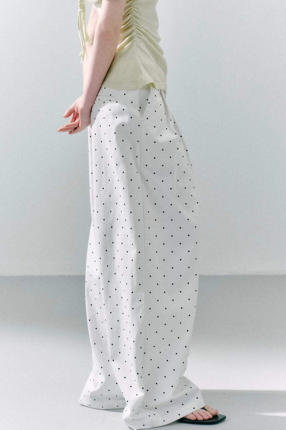 Cotton Polka Dot Pants