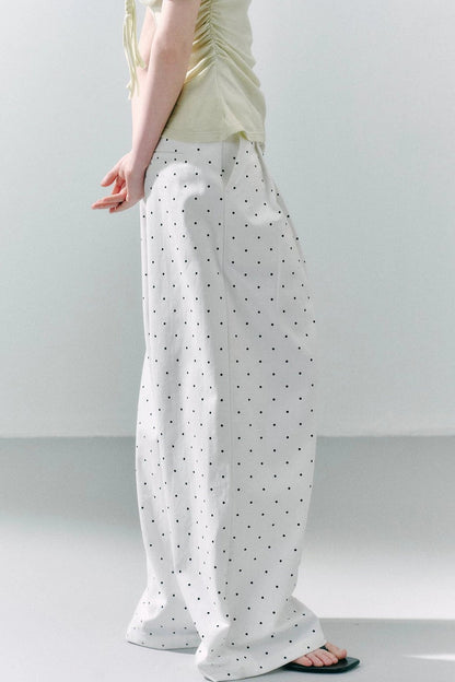 Cotton Polka Dot Pants