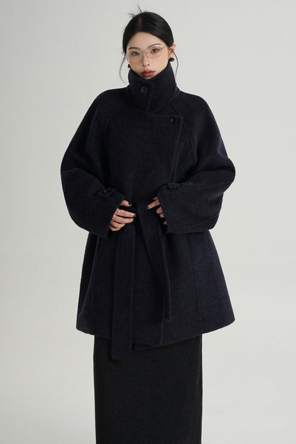 Mid-Length Double-Sided Wool Coat