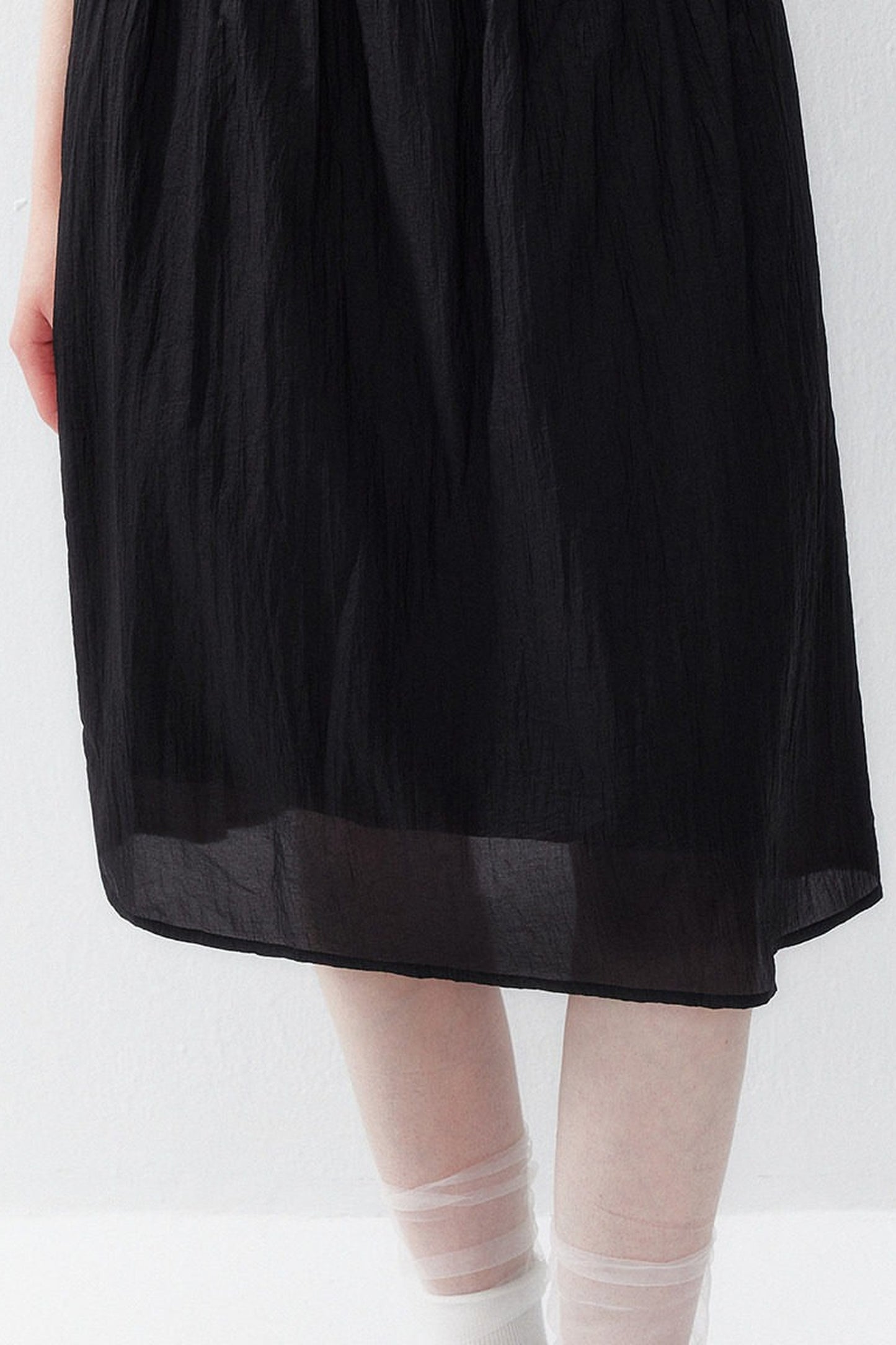 Acetate Elastic Umbrella Skirt