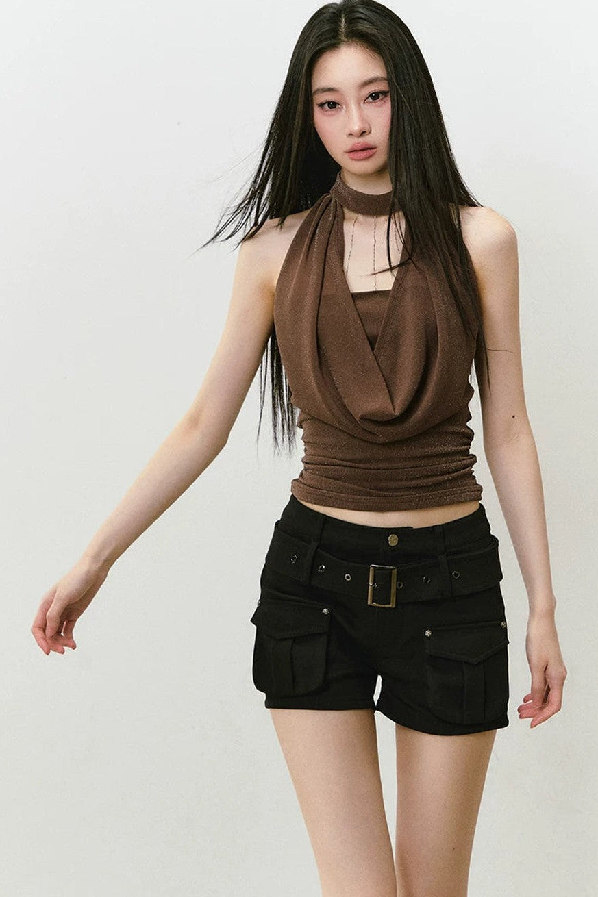 Cargo-Shorts mit dreidimensionalen Taschen