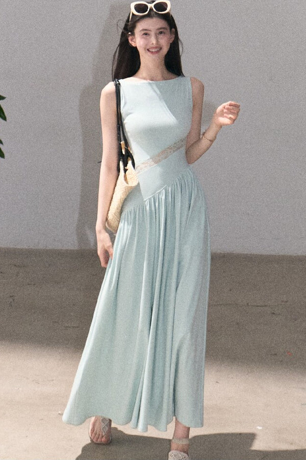 Gilded Shimmer Lace Dress