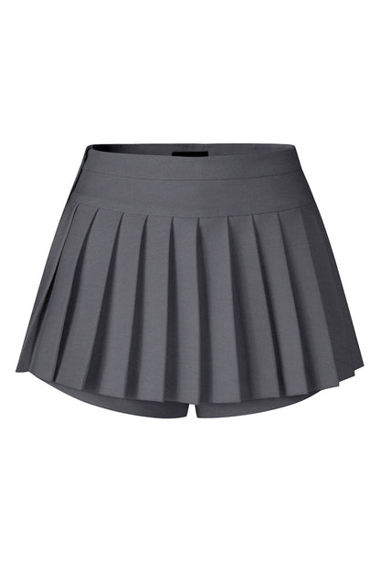 Short Pleated Skirt