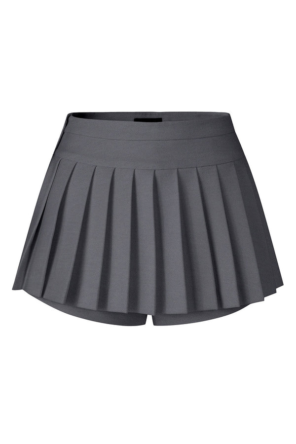 Short Pleated Skirt