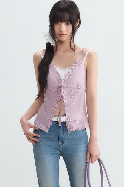 Pure Desire Style Layered Two-Piece Top Set