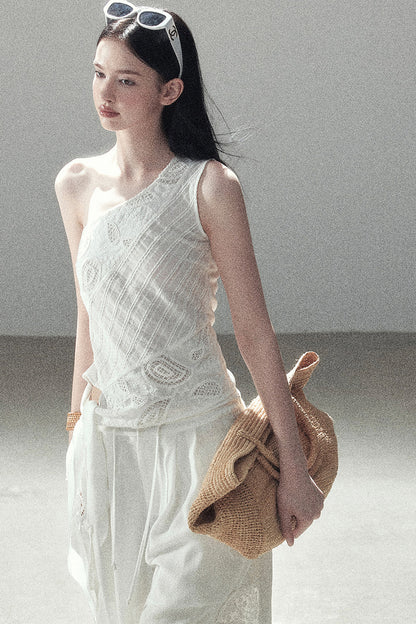 Clear Sky Sleeveless Top Set-Up