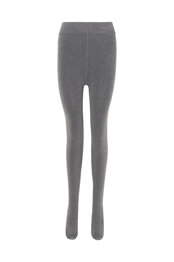Gray Hooded Cardigan Jacket and Pants Set-Up