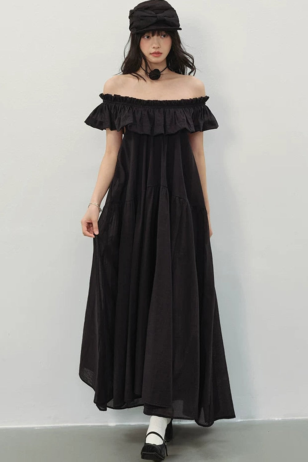 Old Dream Ruffle Dress