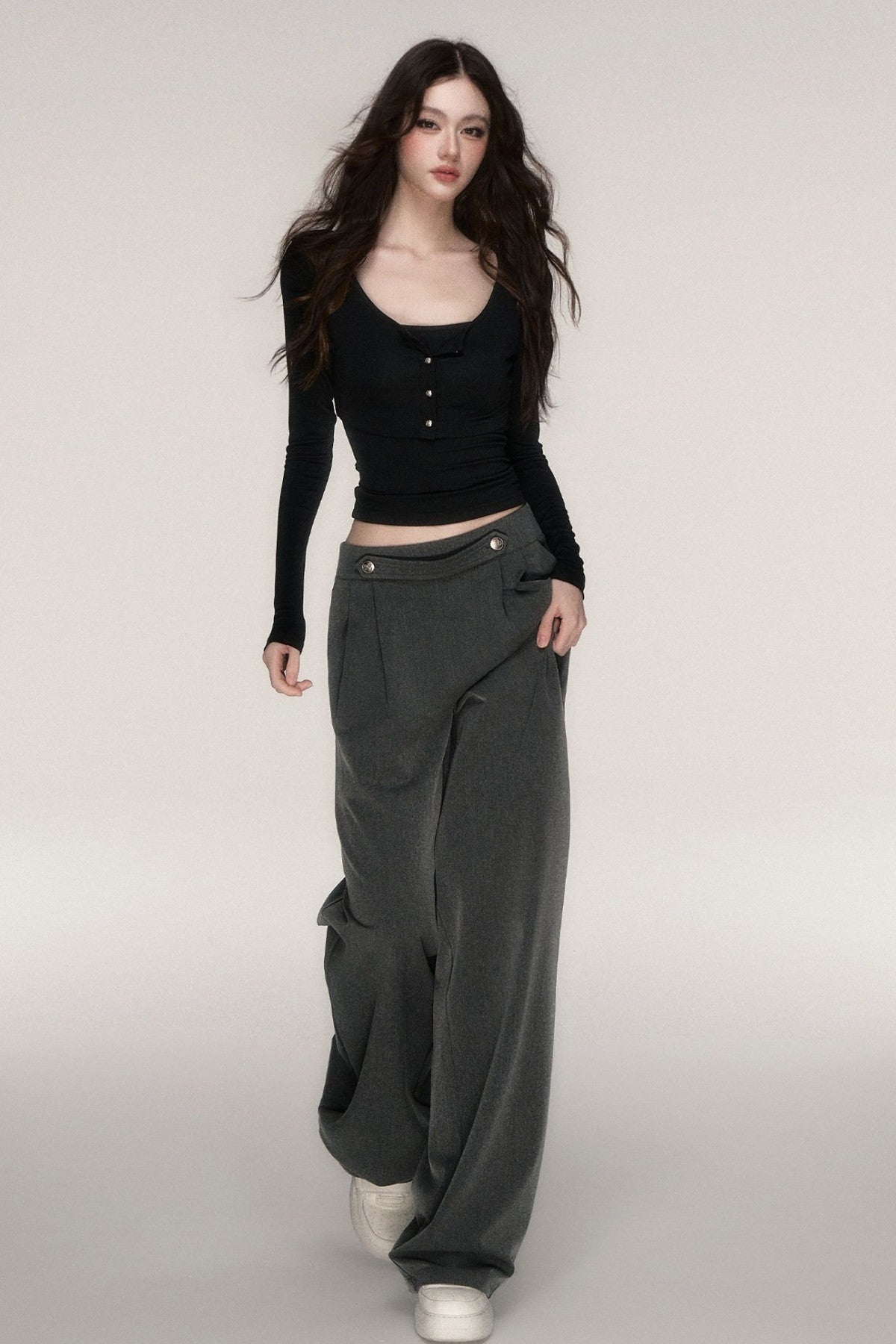 Napoleon Style Straight Leg Trousers