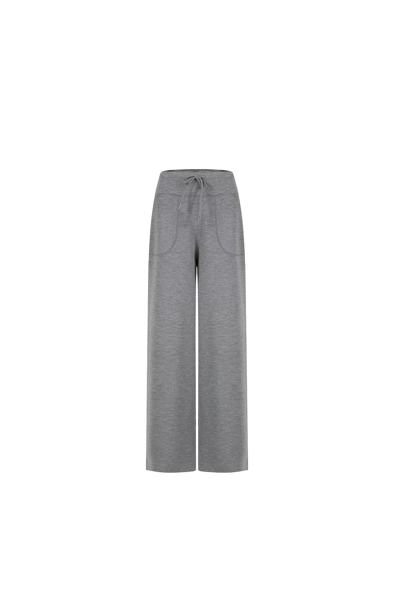 Pantalon taille haute à cordon de serrage