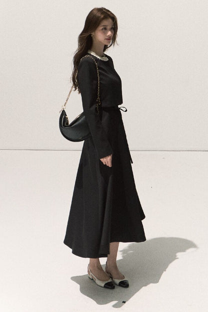Ensemble veste courte et jupe trapèze