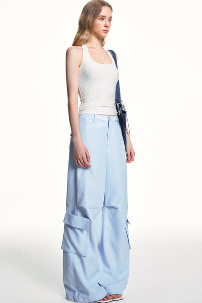 Lyocell Jacquard Racerback Top