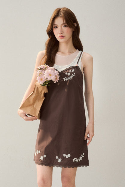 Amber Oak Suspender Dress