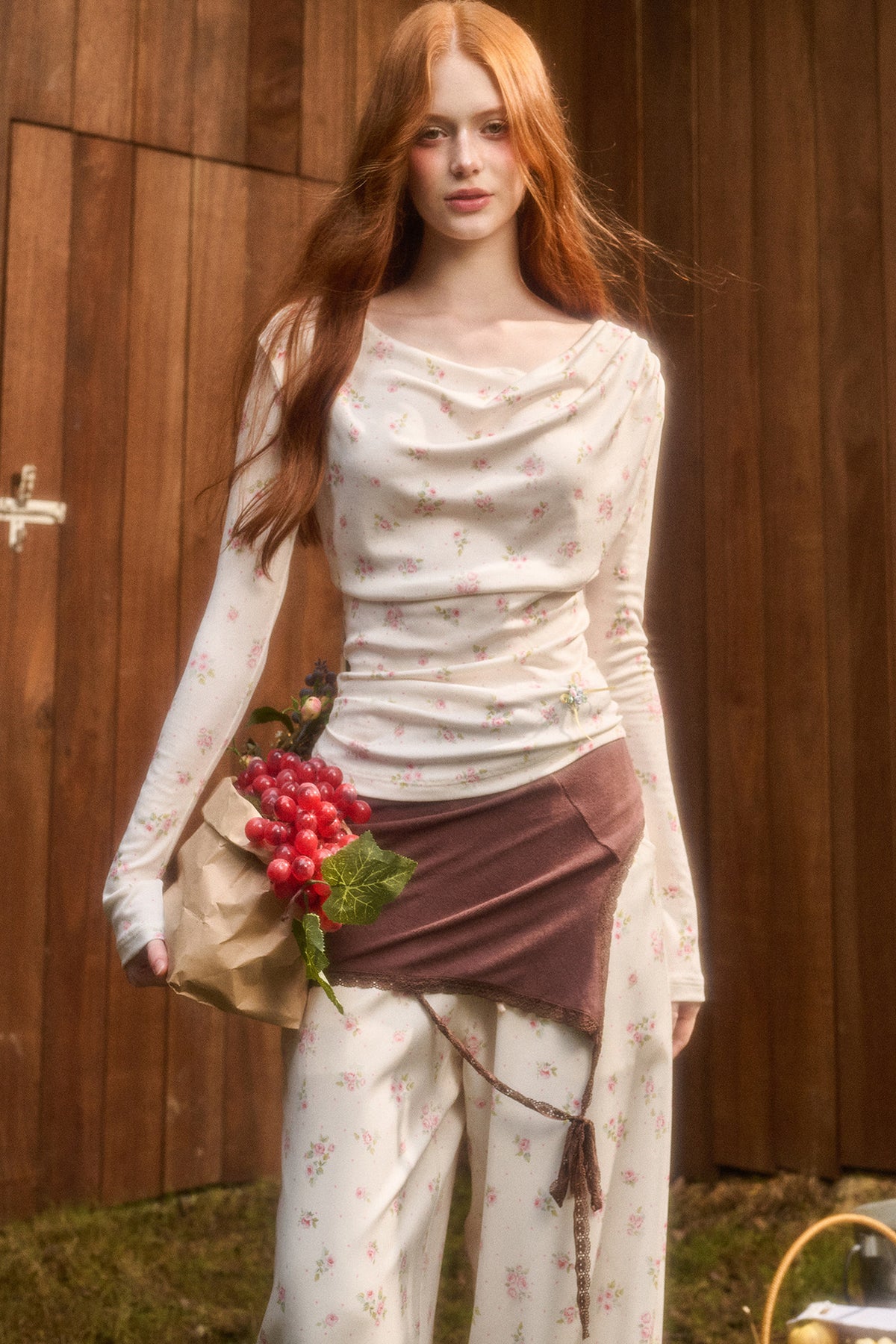 Liberty Print Top and Pants Set-Up