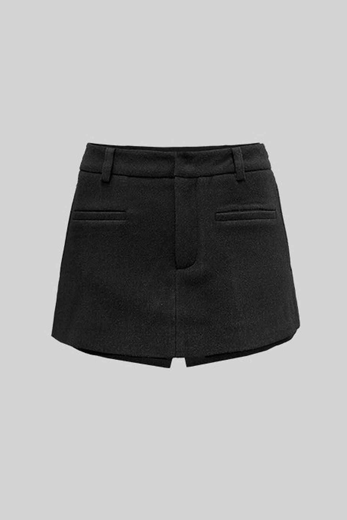 Conjunto de capa y abrigo de lana cruzado, falda y pantalón
