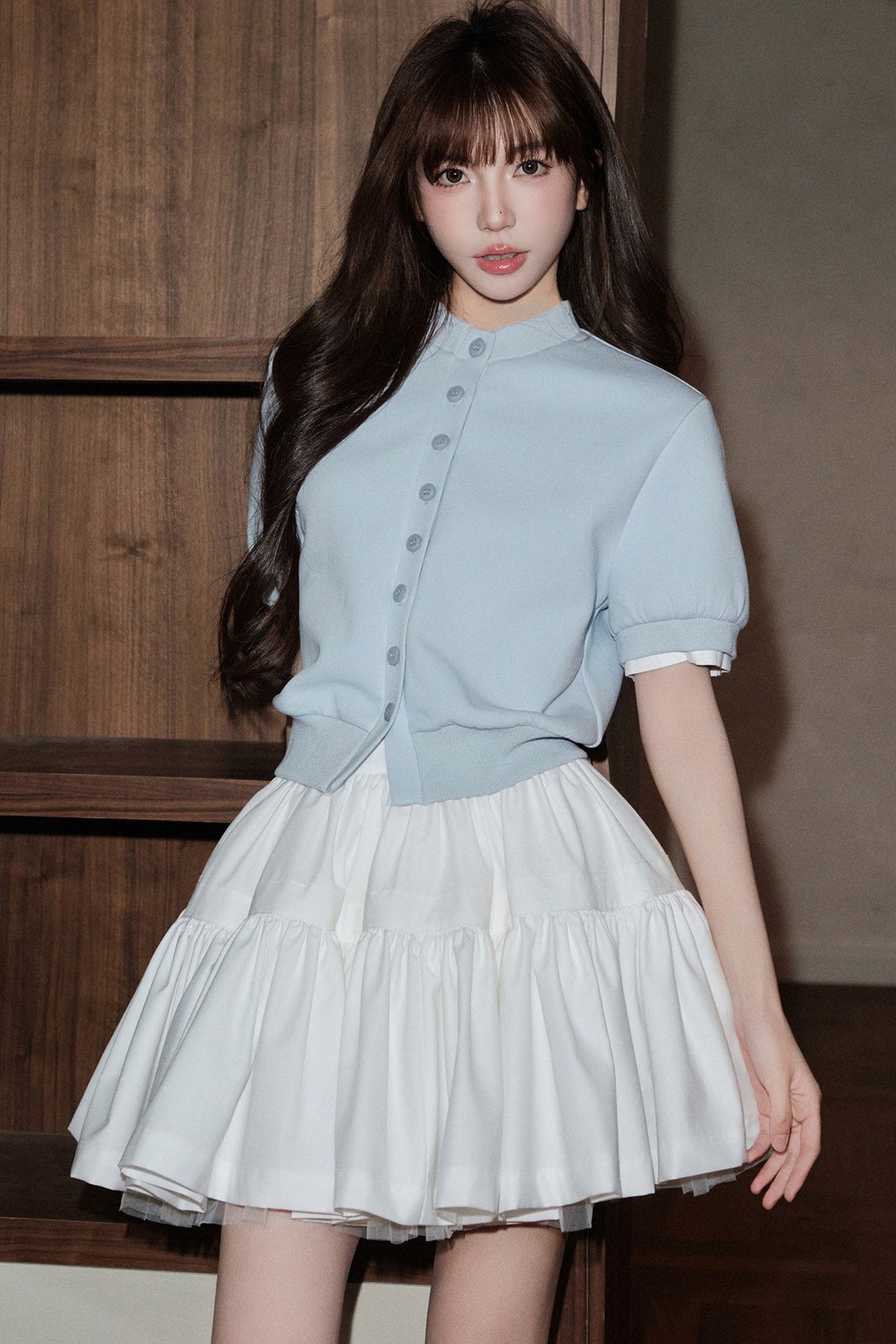 Ballet Style Double-Layer Mesh A-Line Cake Skirt