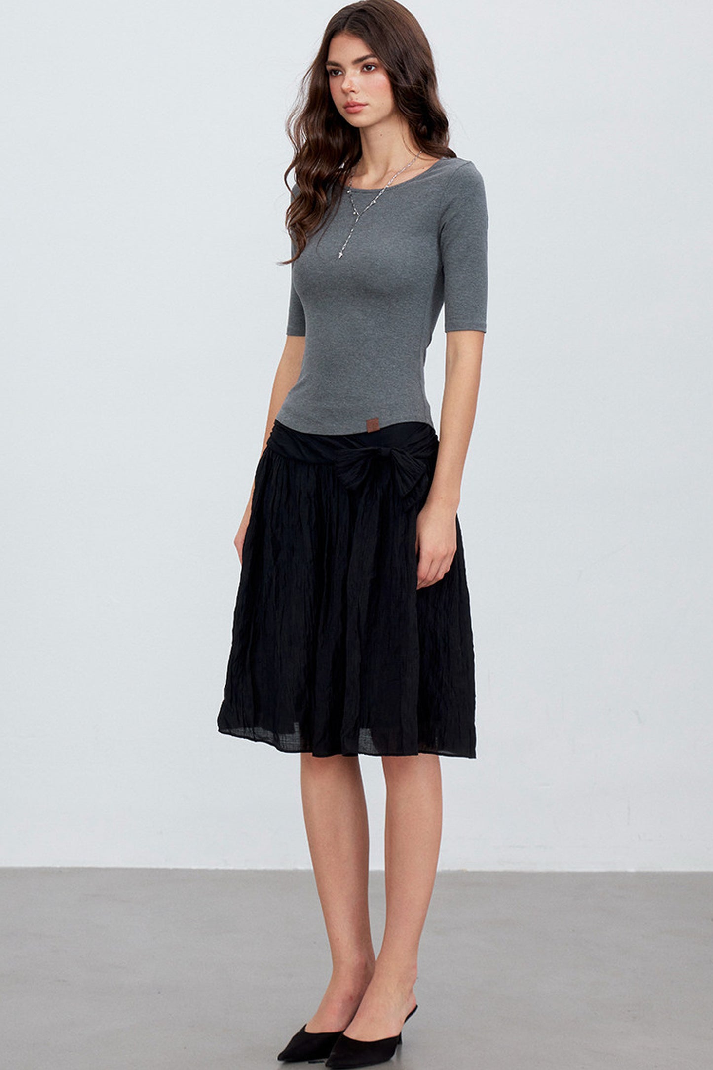 Reversible Cross-Knot Blouse