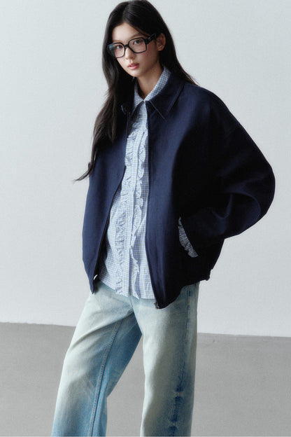 Retro Layered-Look Jacket