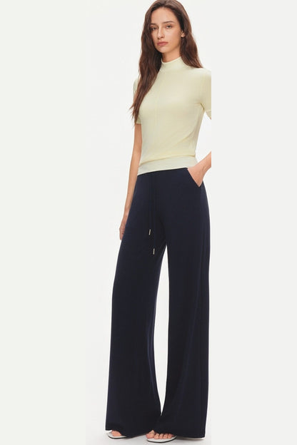 Tencel-Modal-Bluse mit halbhohem Kragen