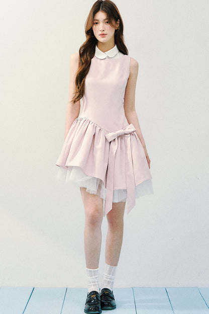 Abito da balletto rosa e grigio