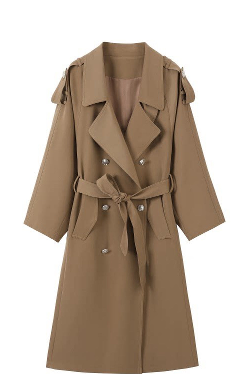 Women's Mid-Length Windbreaker and Camisole Dress Set-Up