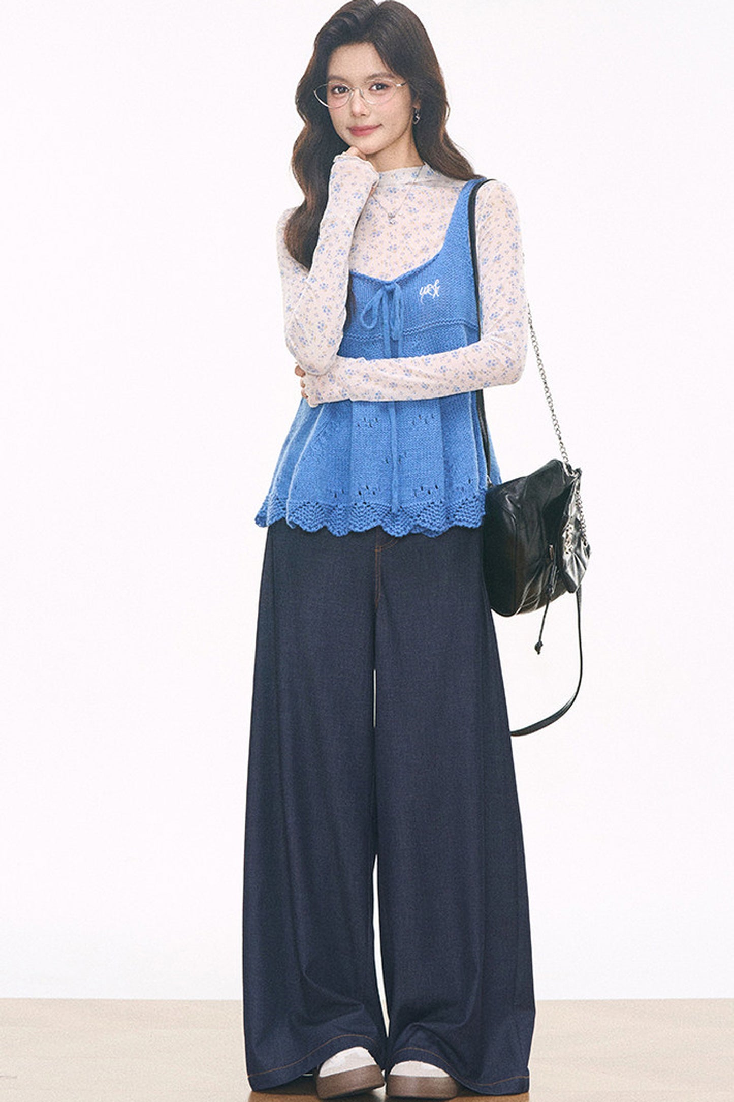 Completo con maglione strato base in rete