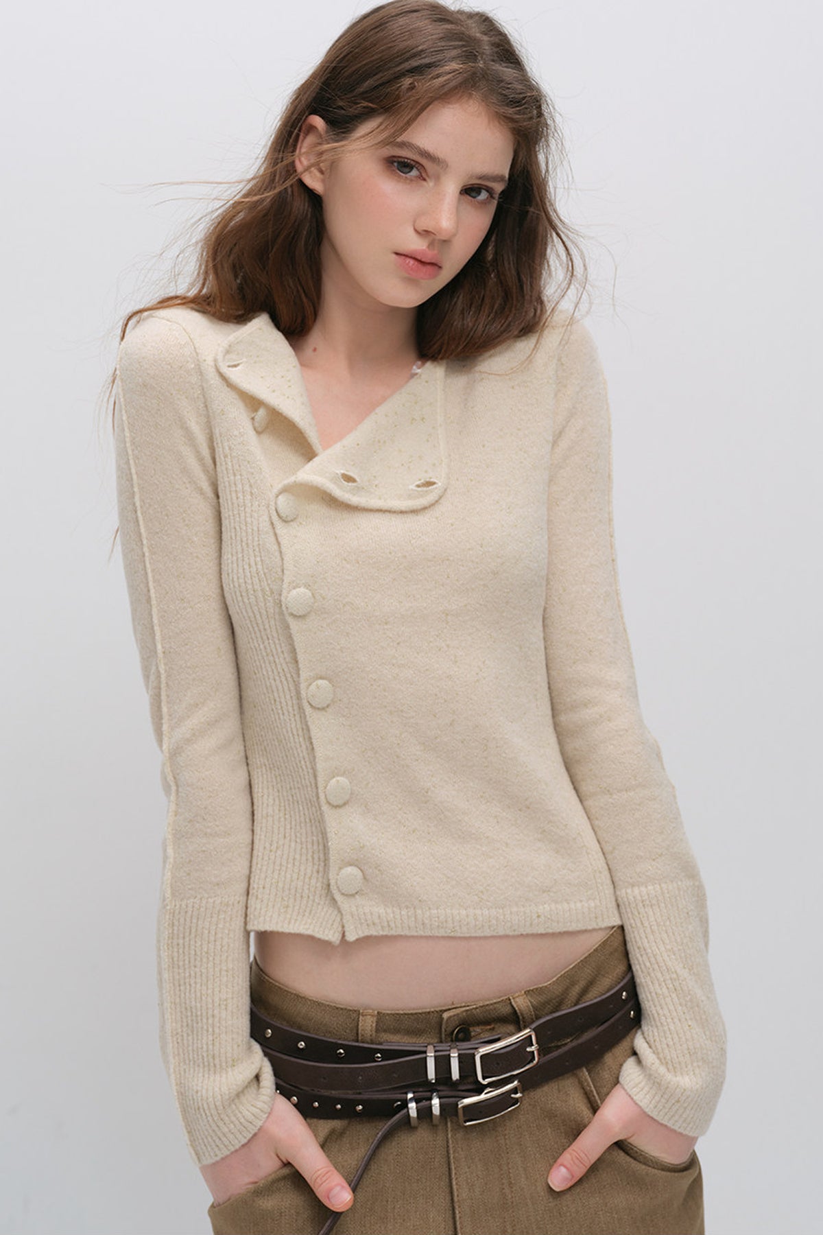 Merino Wool Knit Cardigan