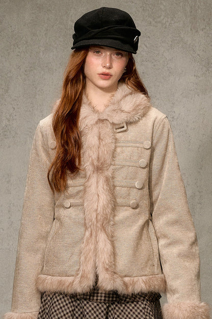 Napoleon Collar Down Jacket