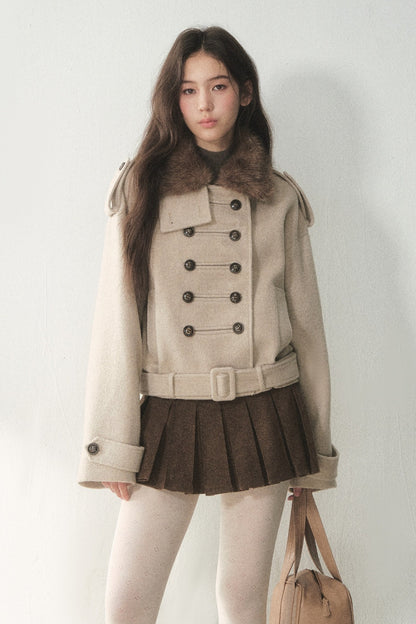 Double Breasted Wool Coat