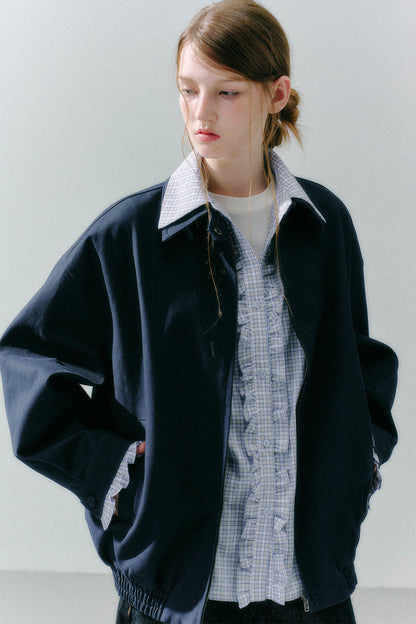 Retro Layered-Look Jacket