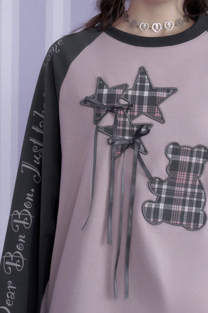 Raglan Sleeve Balloon Bear T-shirt