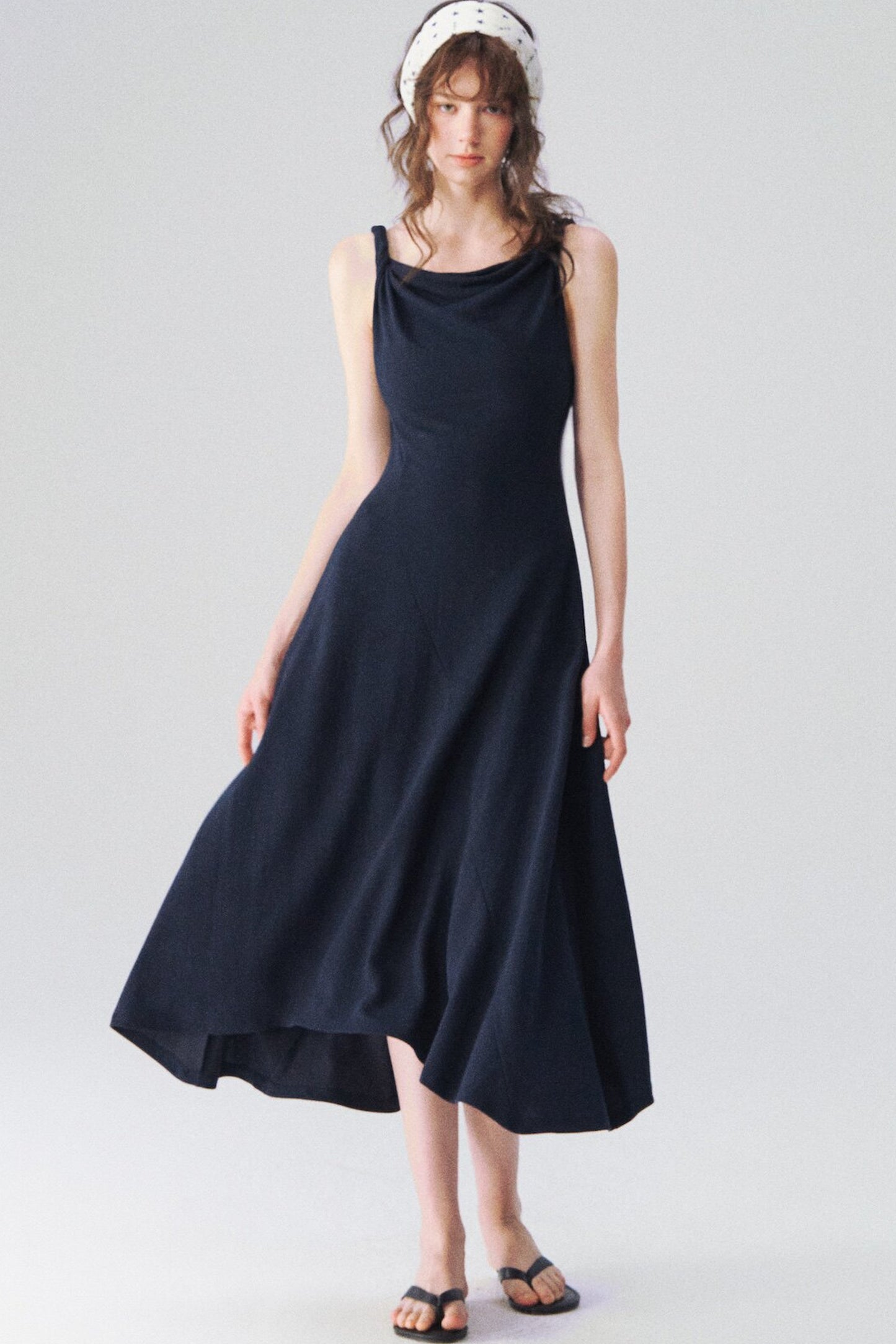 Twisted Strap Knit Dress
