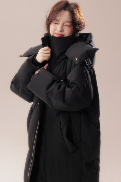 Long 90 White Goose Down Coat