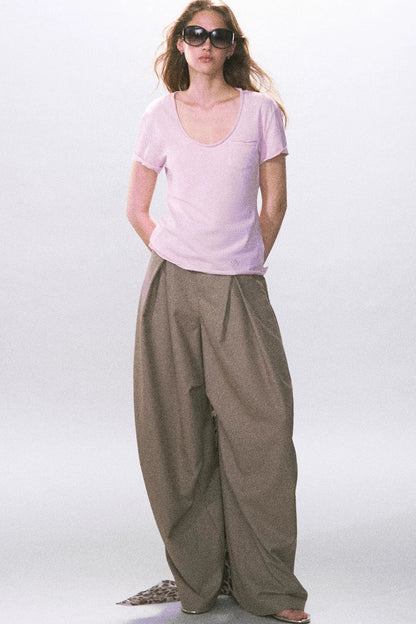 Old Money U-Neck Top
