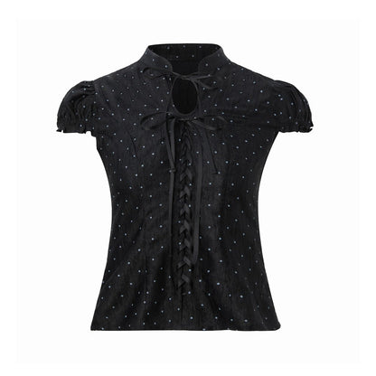 Polka Dot Short Sleeve Top Set-Up