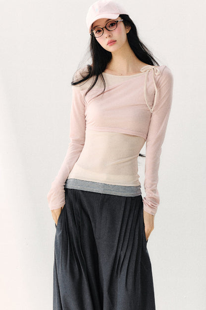 Relaxed Anti-Wrinkle Floor-Length Pants