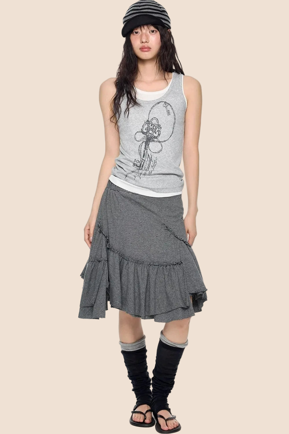 Retro Casual Slim-Fit T-Shirt
