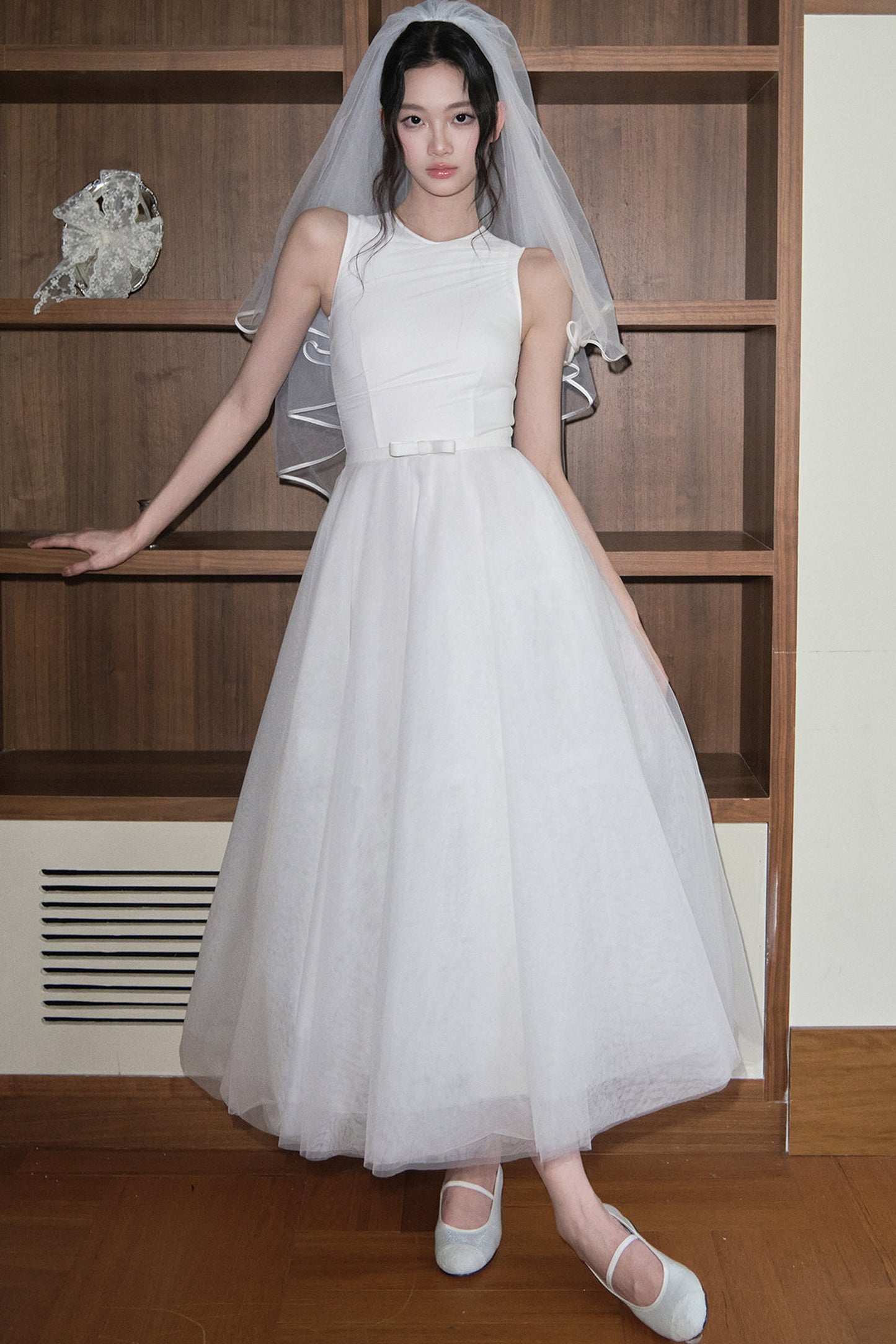 Butterfly Knot Mesh Dress