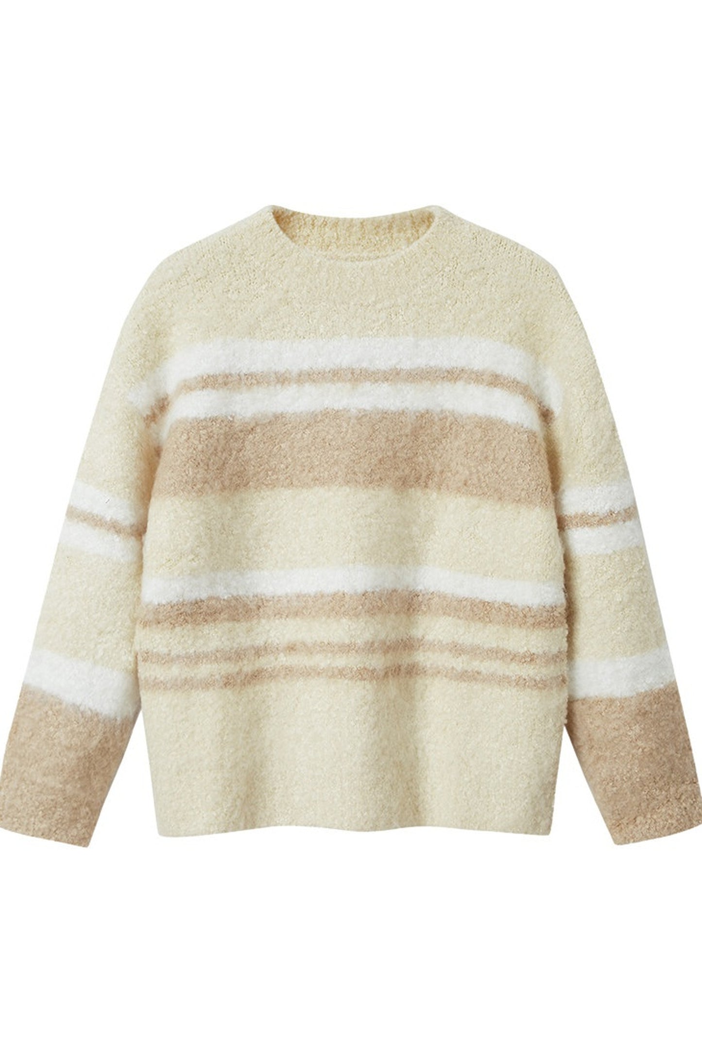 Color-Block Striped Sweater