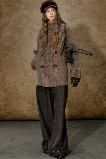 Mid-Length Double-Sided Woolen Jacket